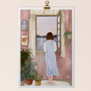 Muchacha en la ventana