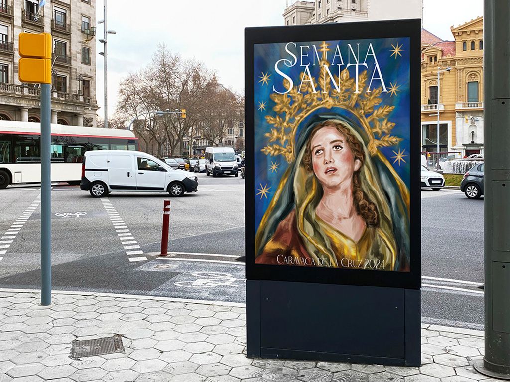 Propuesta cartel Semana Santa Caravaca de la Cruz 2024
